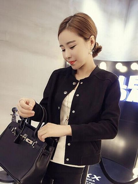 Women's Tassels Fringe Motorcycle PU Leather Biker Jacket Coat Slim Fit Free Size