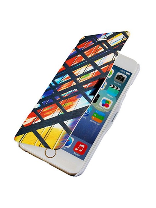 Tískusegundarbylgja Gervi leðursímahulstur Símahlíf fyrir iPhone 6S