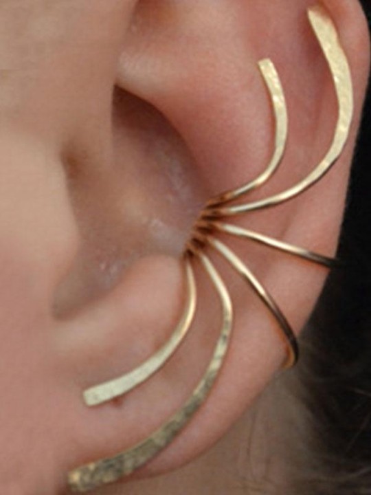 Dammode ny personlighet Punk stil Sexig Ear Clip Ear Stud örhängen