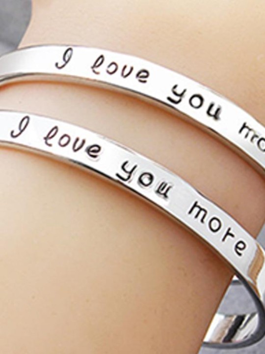 Love Bracelet Cuff Bangles Fashion Women Bracelet Gold/Silver