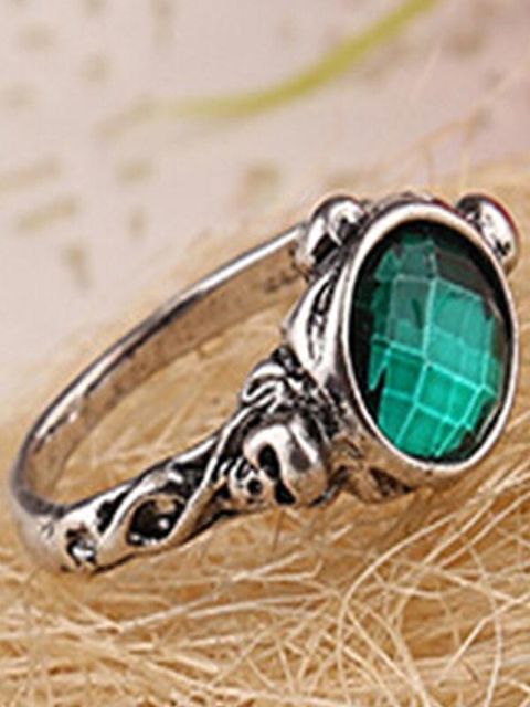 Moda Unissex Anel Liga Anéis Crânios Pirata Strass Anel Estilo Punk Jóias