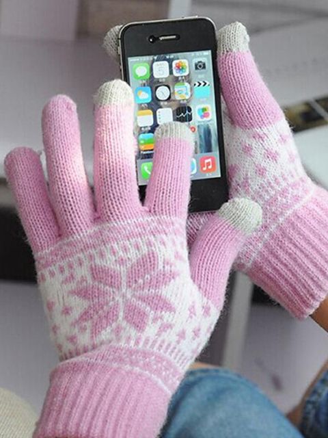 Winter Women Gloves For Touch Screens Fleece TouchScreen Gloves For Smartphone Christmas Gifts Finger Mittens Gloves