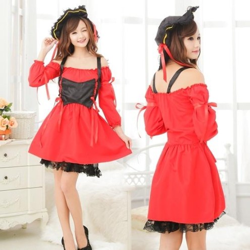 Lady femmes rouge costumes de noël noël père noël velours costume tenue fantaisie robe ensemble