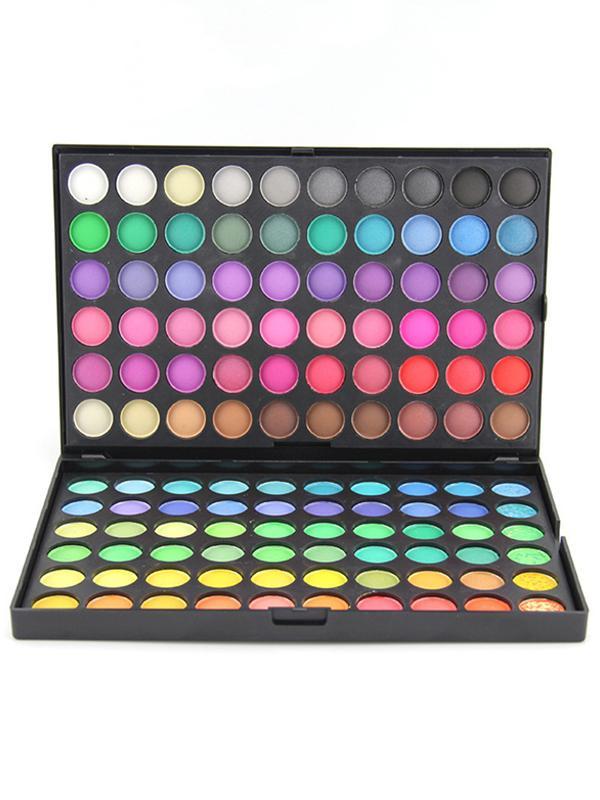 Professionelle 120 Farbe Lidschatten Make-up Schönheit Warme Erde Farben Matte Perlglanz Lidschatten