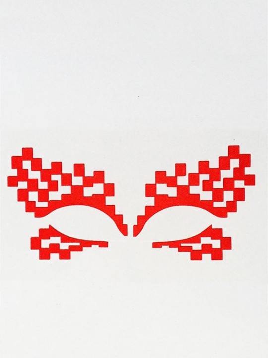 Aushöhlen Lace Eyeshadow Sticker Make-up künstlerische Geometrie Design Augenmaske Party kosmetische Gesicht Tattoo