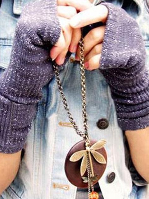 Nouveau collier de libellule de papillon d&#39;air de vente chaude de mode