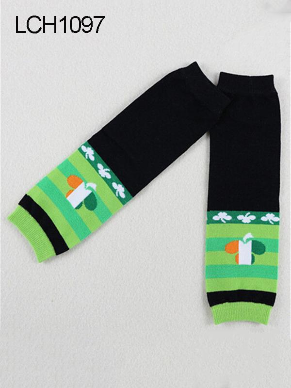 Neue Kinder Polka Dot Cotton Breathable Halloween Weihnachten rot Strumpf Beinwärmer