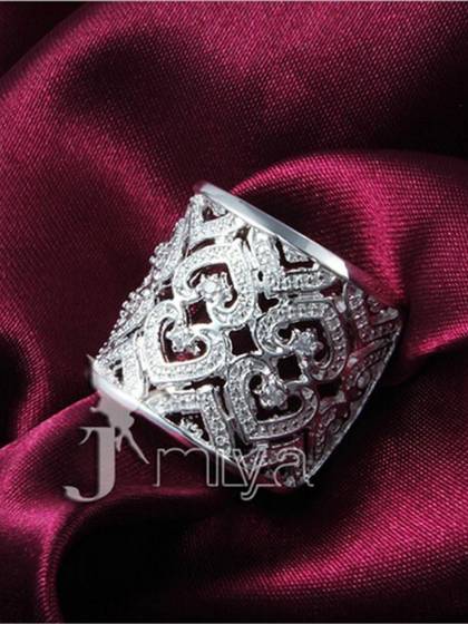 Tabe penge-kampagner! Engros 925 sølvring
925 sølv modesmykker
Indlagt Multi Hjertering