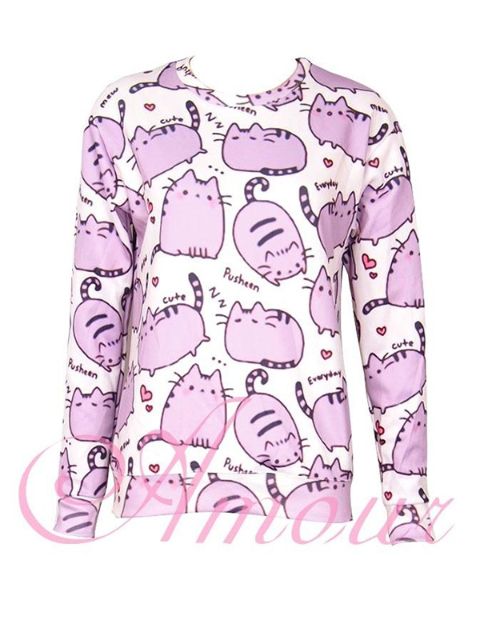 Mode Kvinders 2STK 3D Print Totoro Sweatshirt Sæt / m Bukser Leggings Lot