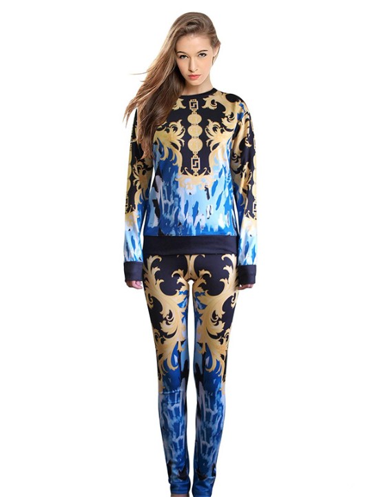 Mode Frauen 2 STÜCKE 3D Print Monster Marilyn Monroe Kult Meerjungfrau Sweatshirt Anzug Sets