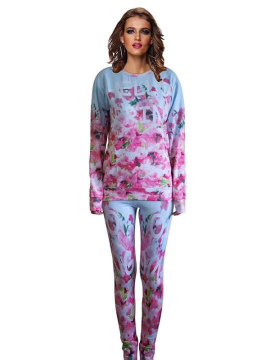 Mode Frauen 2 STÜCKE 3D Print Monster Marilyn Monroe Kult Meerjungfrau Sweatshirt Set / w Hosen Leggings Lot