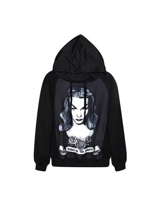 Impresión digital de moda marilyn monroe Pullover Jacket manga larga Lady Coat Sudaderas con y sin capucha para hombre