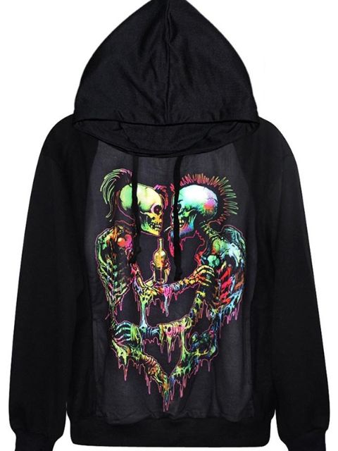 Nova Moda Primavera Jaqueta de Impressão Digital de Manga Longa Com Capuz Casaco Moletons &amp; Hoodies