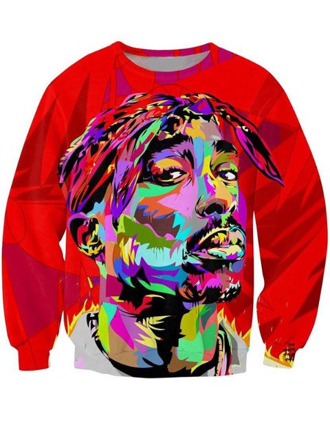 Nýtt Unisex Mock_up þema Hipster Langermar Sweatshirt Crew Neck Sweatshirts &amp; Hoodies