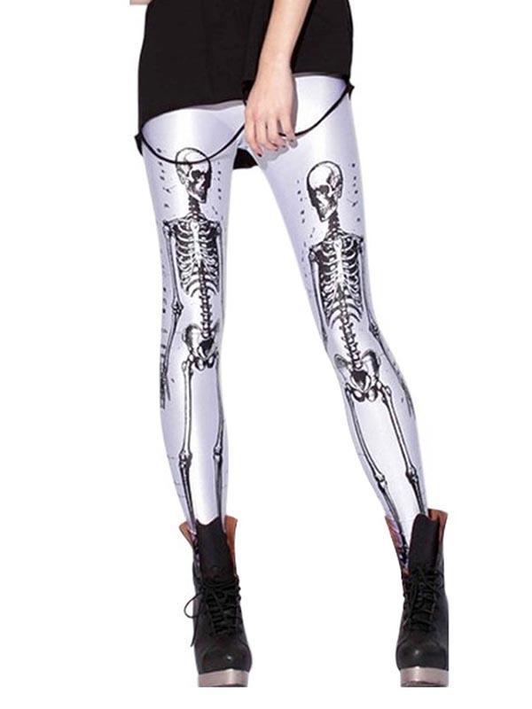 Kvinders mælkesilke, elastisk Street Style Capris, stramme bukser, slim fit leggings