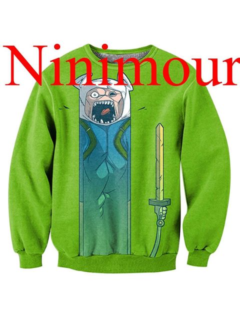 Muotiseikkailuaika FINN Unisex Cult Pop Star Hip Hop -paita pitkähihainen Huppari-Ninimour