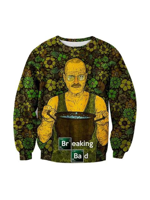 HOT Mujeres 3D Imprimir Sudaderas Pullovers Tops Sudaderas Otoño Moda Tops