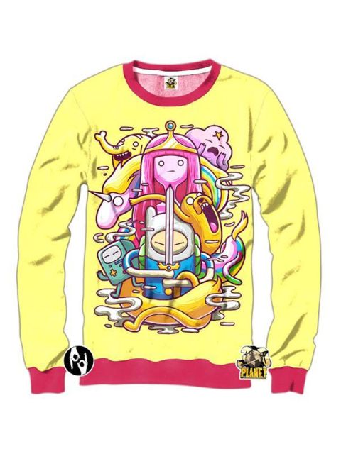 HEIßER Frauen 3D Print Sweatshirts Pullover Tops Sweats Herbst Mode Tops