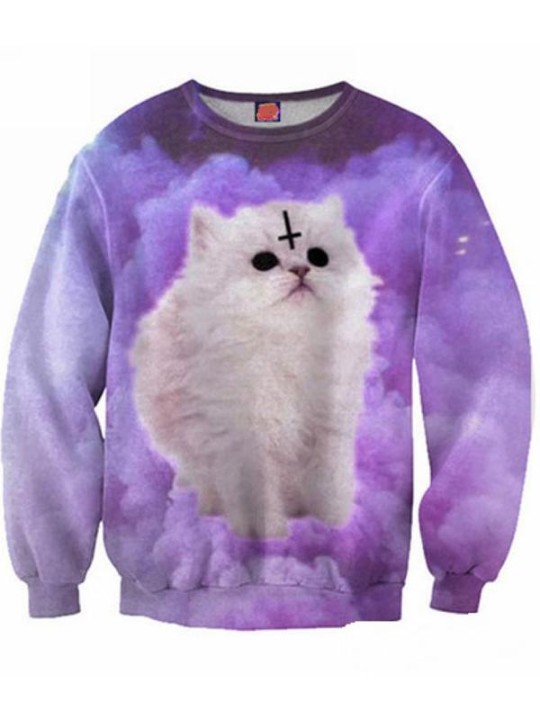 HETA 3D-tröjor för kvinnor Tröjor Överdelar Övertröjor Höstmodetoppar