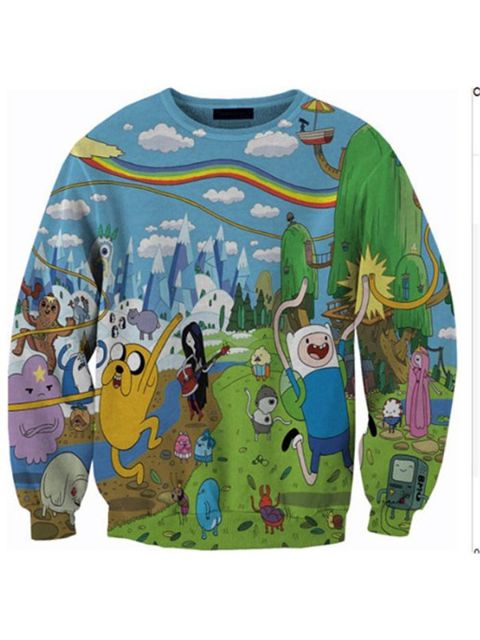 Autumn Harajuku ladies Print Cute Sweatshirt Hoody Spring Sudaderas con y sin capucha para hombre