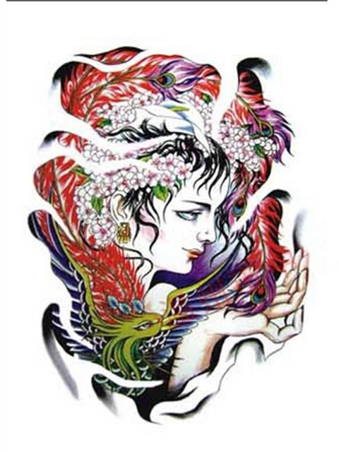 Mode Cool Vandtætte aftagelige klistermærker Arm Tatovering Stickers Decals Original Character Midlertidig Tatovering Body Art Tatoveringer