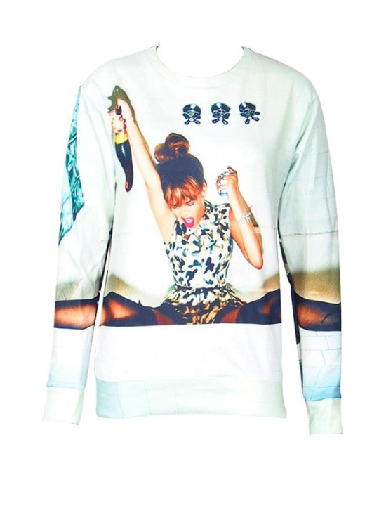 Mode Kvinnor Vårhöst Skönhet 3D-tryck Sweatshirts Hoodies Coat Sweatshirts &amp; Hoodies