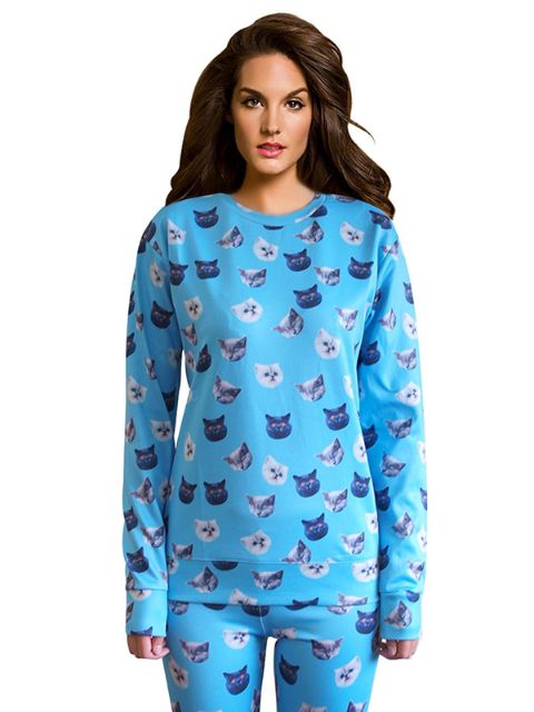 Fashion Women's Cartoon 3D Print Sweatshirts & Hoodies