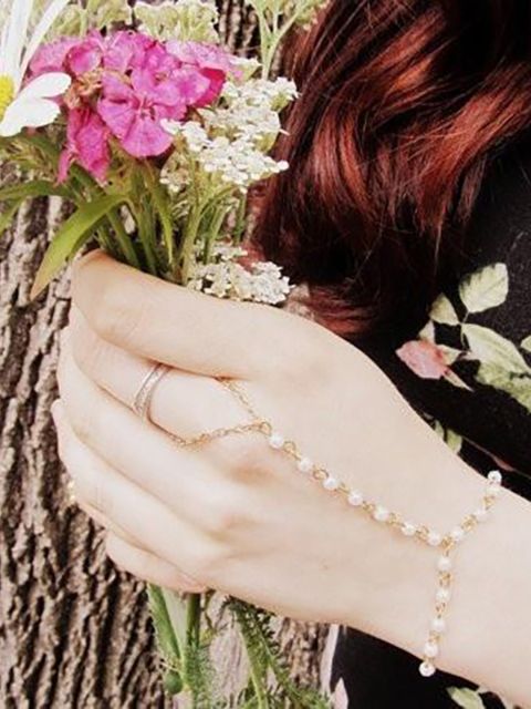 NYHET fashionabla fingerögla Handsele Armband &amp; armband för kvinnor