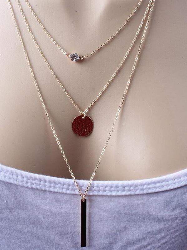 El regalo del collar de la cadena del colgante del metal del nuevo suéter elegante de las mujeres