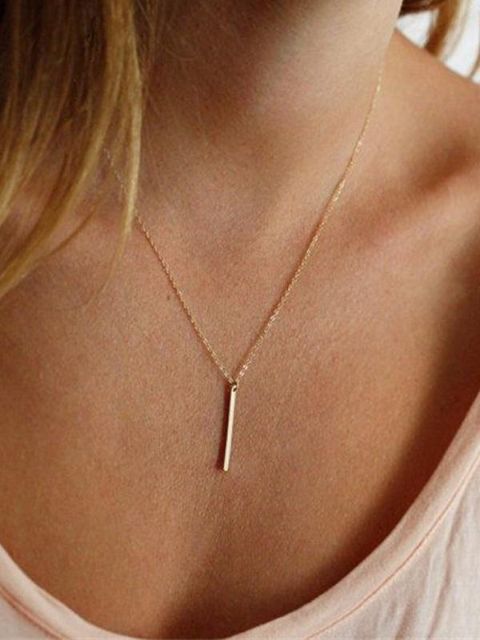 Nova moda feminina simples estilo vintage colar de jóias das mulheres