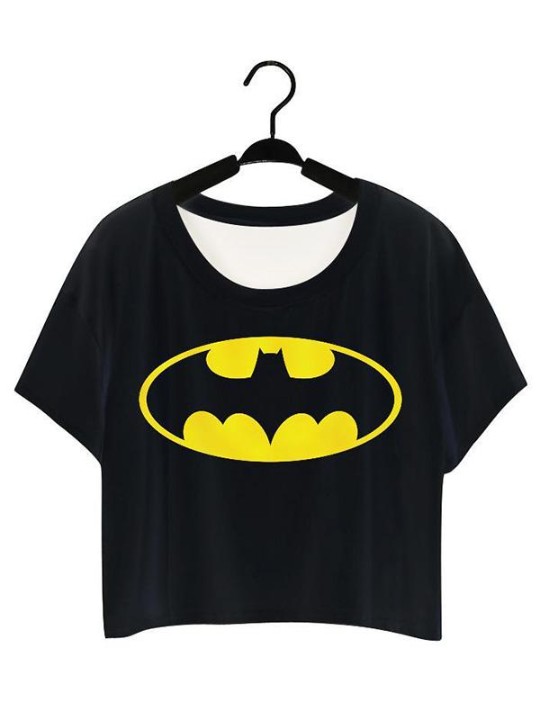 Punk Style 3D Digital Print Mode Mouth Ärmlös Slim Vest Tank Crop Top T-shirt