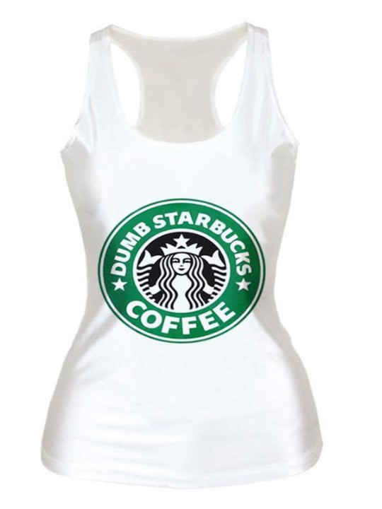 Moda mujer Unisex 3D Digital Cartoon Divertido Emoji Broma Imprimir sin mangas Slim Fashion Chaleco Tank T-shirt