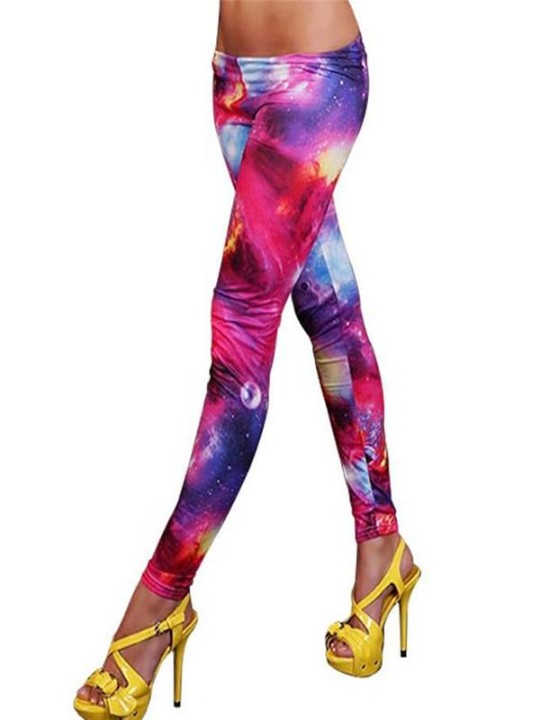 Leotardos delgados del tobillo de la impresión digital del relámpago de las mujeres polainas de las medias