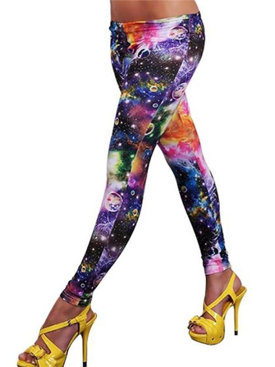 Leotardos delgados del tobillo de la impresión digital del relámpago de las mujeres polainas de las medias