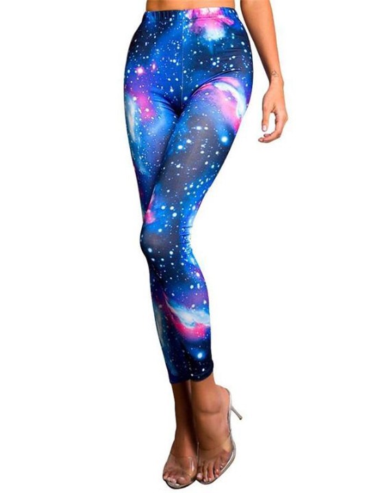 Pantalon legging pour femmes Galaxy Space Cosmic Tie Dye Graphic Stretchy
