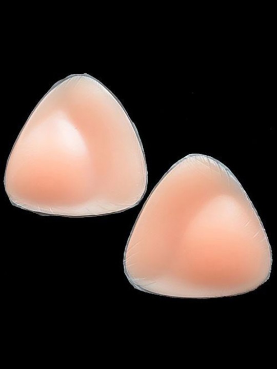 Soutien-gorge en silicone push-up Triangle insère les seins Pad Soutien-gorge de bikini rehausseurs de décolleté