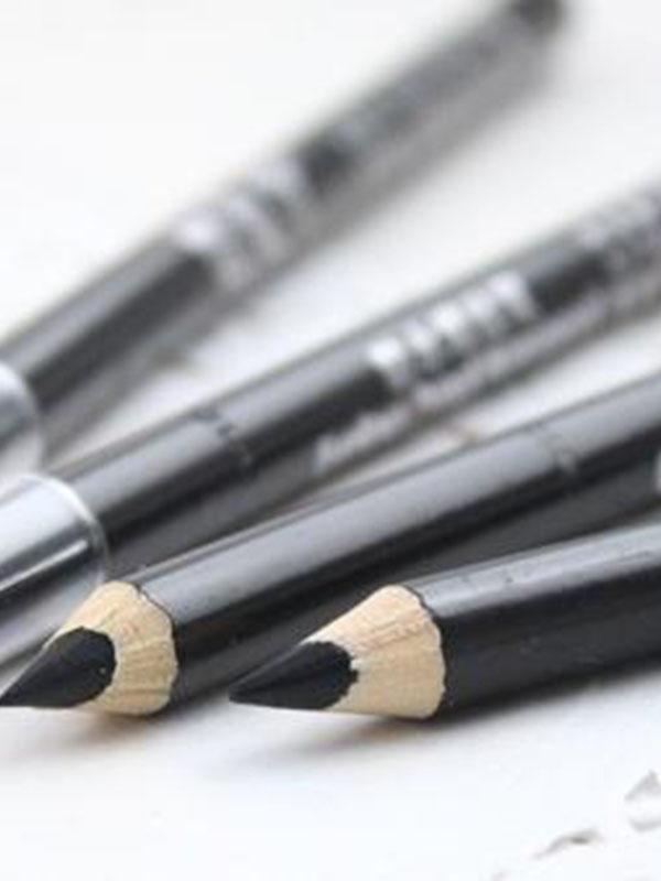 Genuine Eye Shadow &amp; Liner Combinação Delineador Lápis Preto Impermeável