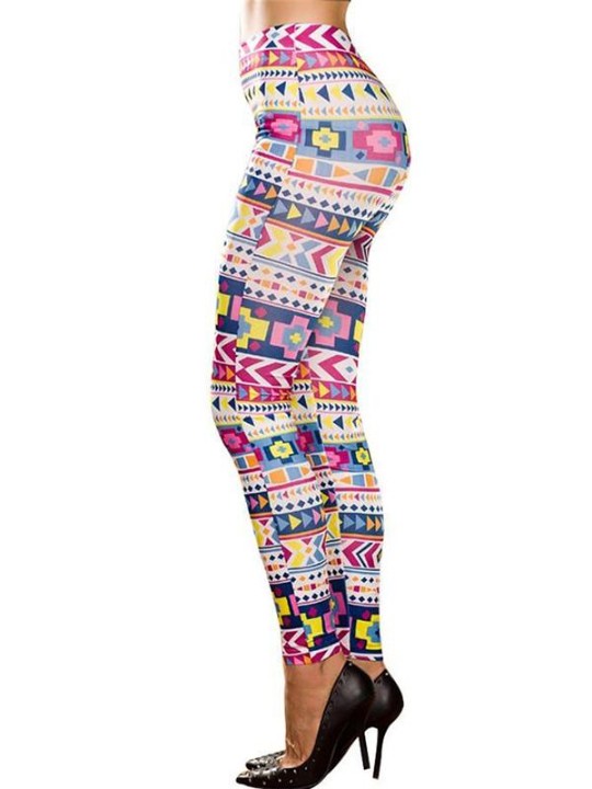 Leggings crayon slim aztèque pour femmes, été, printemps, collants skinny