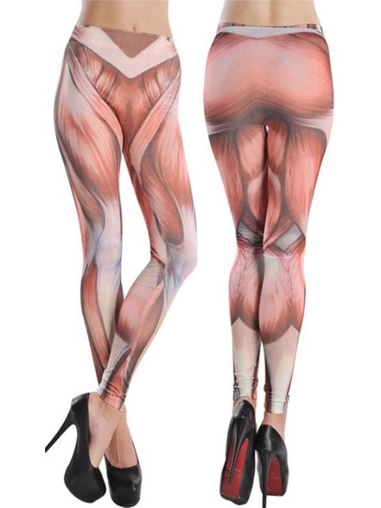 Leggings en coton stretch à motif de femmes de haute qualité à la mode