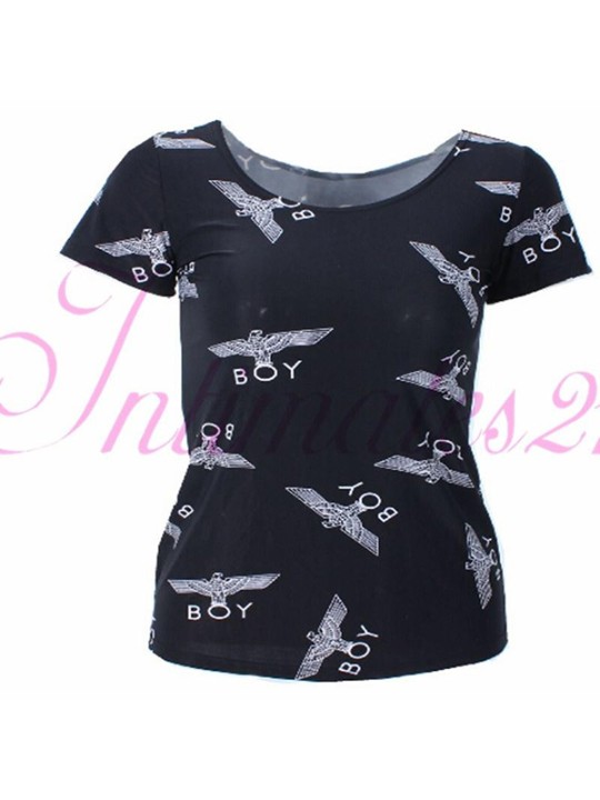 camiseta sin mangas del tanque de las mujeres de la impresión digital de manga corta