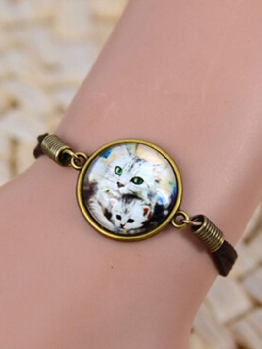 NYA Män Kvinnor Armband Smycken Mode Galaxy Armband Lovely Space Pendant Mocka Läder Armband Armband Armband Gåva