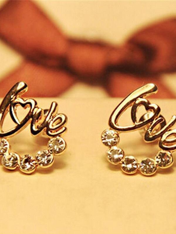 Korean Style Liebesbrief Schmuck Bohomian Style Ohrstecker Ohrringe Geschenke