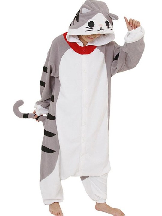 Unisexe mode chat adulte Kigurumi Animal Costumes Cosplay pyjama pyjama