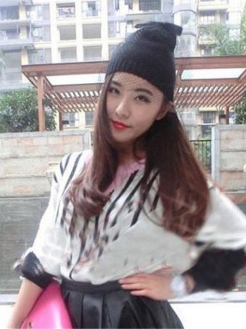 Tampão morno do Beanie do inverno dos chapéus da rede da malha do velo do esqui do vintage da menina das mulheres da forma