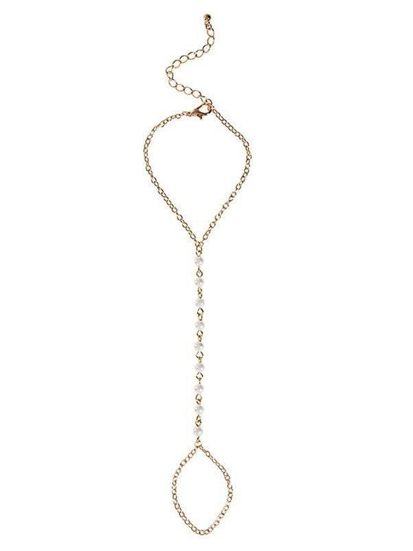 Chic sexiga kvinnor charm guldarmband Handkedjor Retro smycken