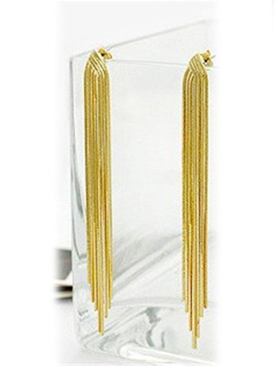 New Women's Charm Simple Stud  Earrings Long Tassels Fashion jewelry Drop Earrings for wedding Party