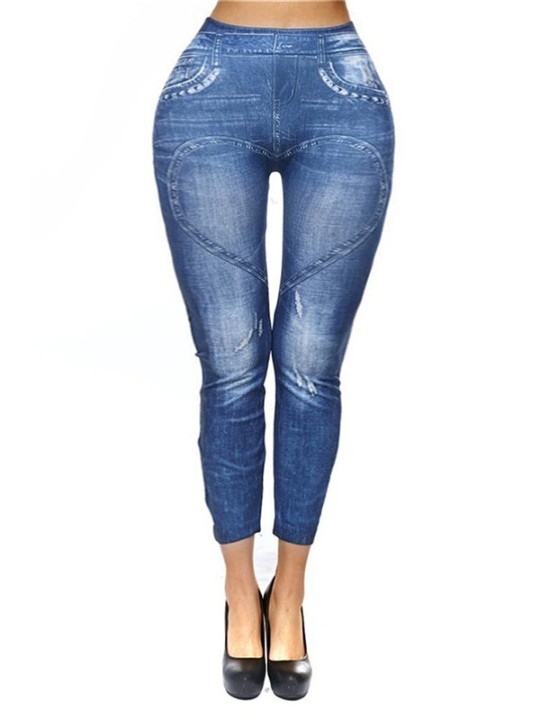 Kvinnors sexiga, tätt passande imiterad jeansjacka