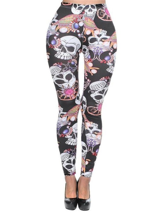 Women's  print Slim Footless Ankle Length Legging