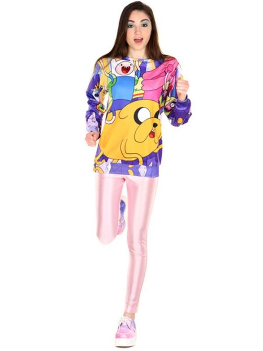 Mujeres de la nueva manera del resorte del otoño 3D de dibujos animados lindo sudaderas con capucha sudaderas con capucha sudaderas con capucha sudaderas con capucha