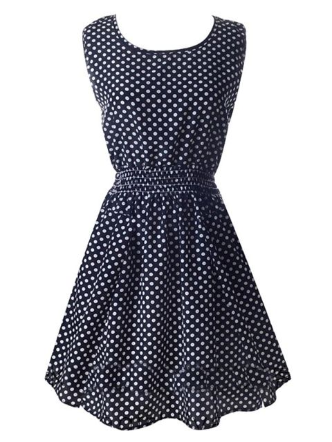 Sommer-beiläufige koreanische Sleeveless Weste dünnes Chiffon- Kleid, das Blumenlose Weste-Kleid druckt